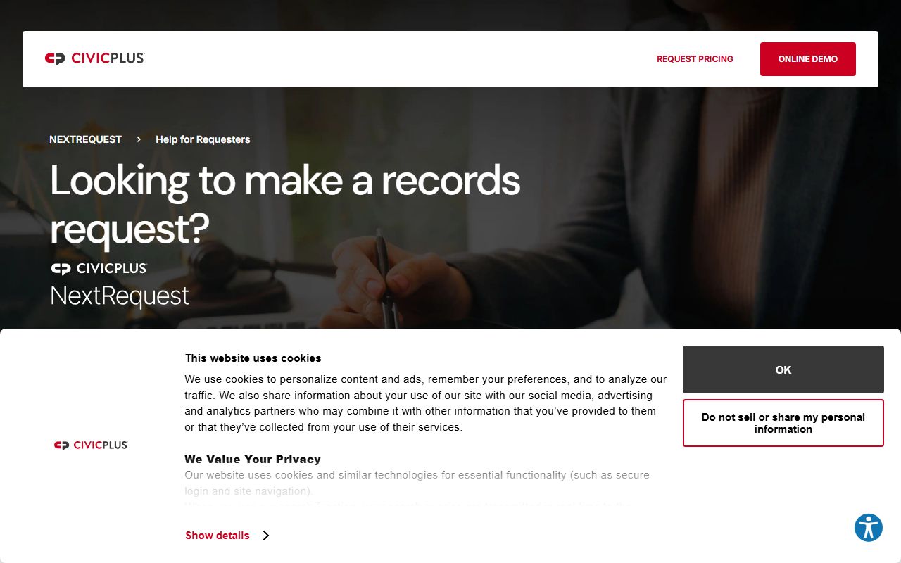 Saint Cloud criminal history records portal